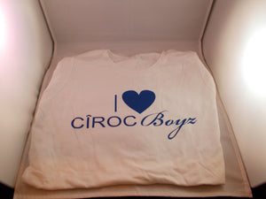 I Love Ciroc Boys female Fitted T'Shirt